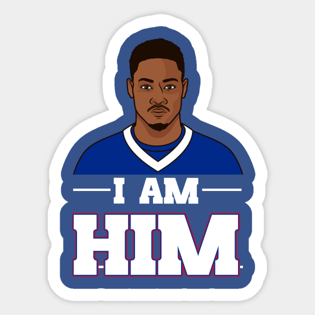 I Am Him Sticker by Table Smashing